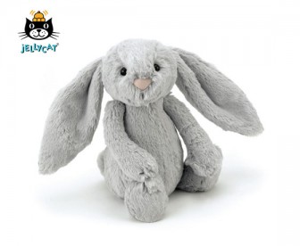 Jellycat 害羞银色邦尼兔（中号：31厘米）